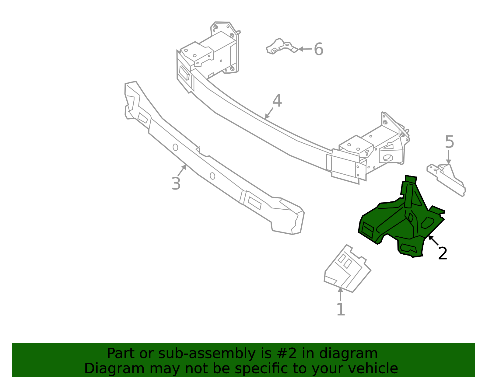 2022-2026 Volvo Inner Bracket 32136093 | TascaParts.com