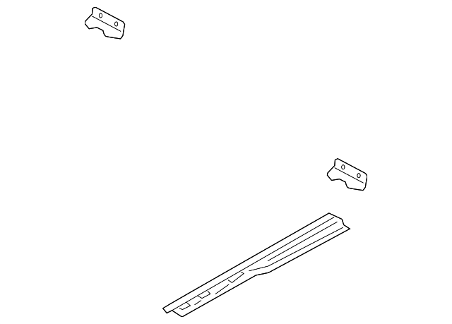 BDTS-54-7FXA - Upper Rail - 2019-2025 Mazda 3 | Mazda Swag