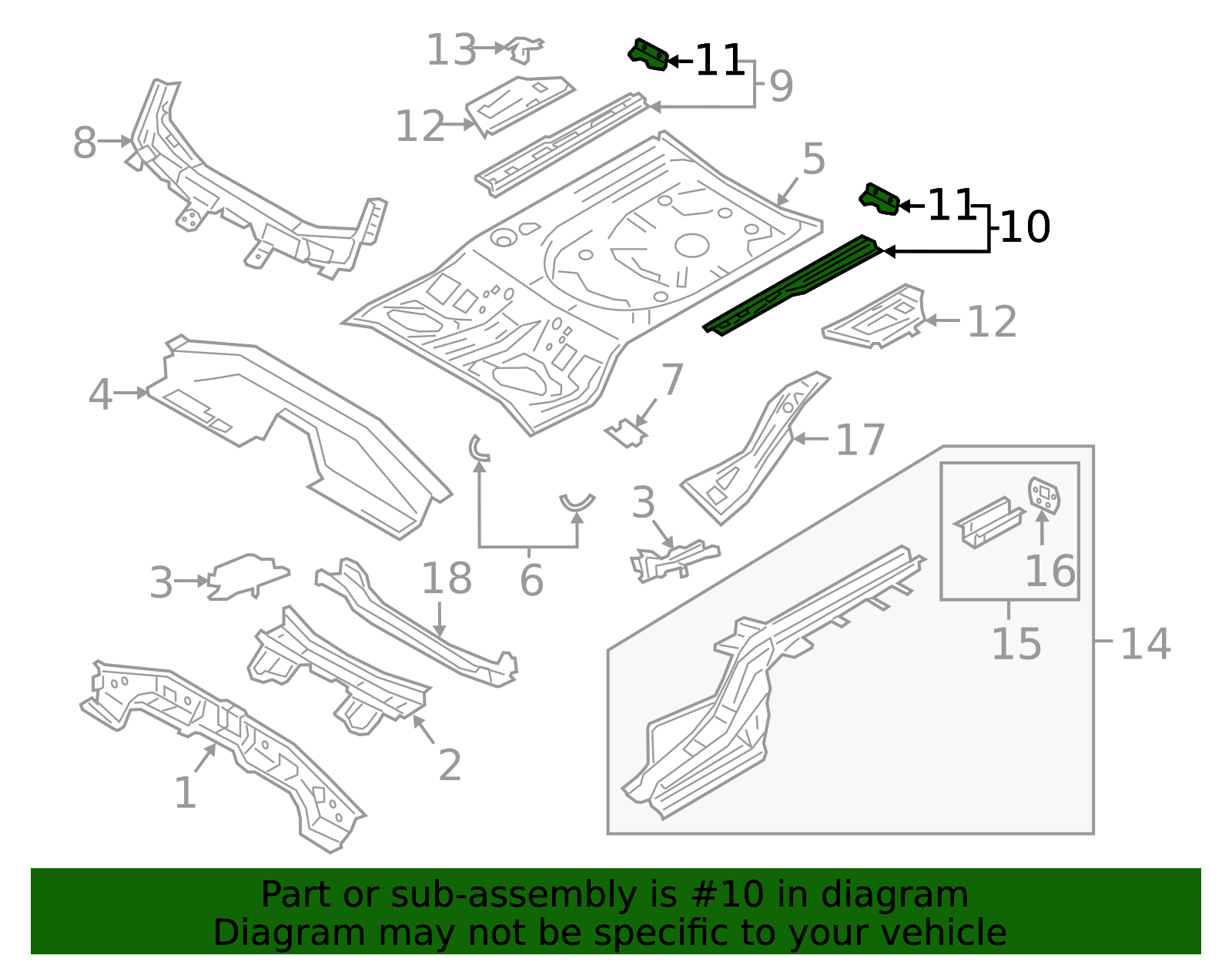 BDTS-54-7FXA - Upper Rail - 2019-2025 Mazda 3 | Mazda Swag