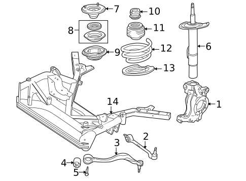 Suspension Components for 2000 BMW Z8 #0