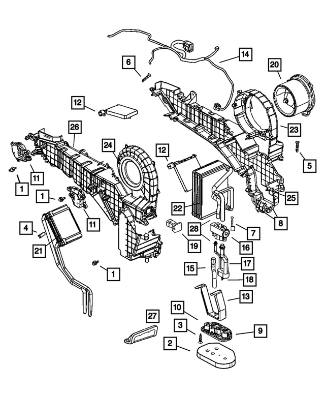 5019174AA - Air Conditioning &amp; Heater: Screw And Washer for Mopar Image image