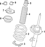 AD1275 - Suspension: Motorcraft™ Suspension Strut Bearing for Ford: Transit-150, Transit-250, Transit-350, Transit-350 HD Image