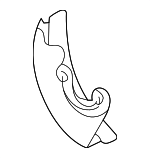 1J1612163 - Body: Heat Shield for Volkswagen: Beetle, Golf, Jetta Image