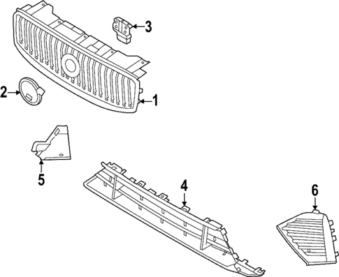 Grille for 2025 Volvo XC60 #0
