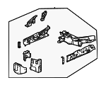 60810T90305ZZ - Body: Lower Rail Assembly for Honda Image