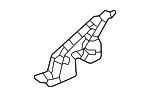 60837T90A00ZZ - Body: Gusset for Honda Image