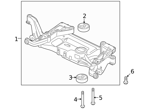 Suspension Mounting for 2013 Audi TT Quattro #1
