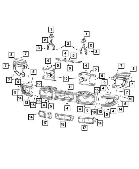Front Bumper and Fascia for 2021 Jeep Wrangler #4