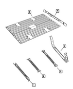 68582142AB - Body Sheet Metal Except Doors: Close Out Panel for Mopar Image image