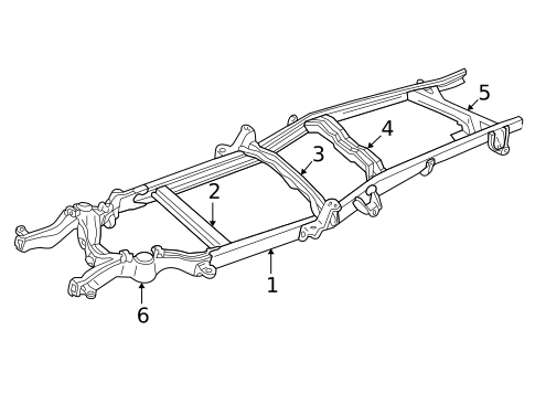 Frame & Components for 1996 Chevrolet K1500 Pickup #0