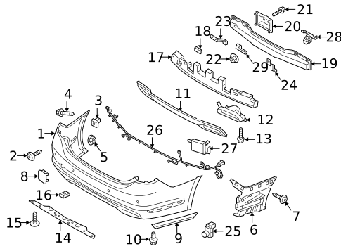Parking Aid for 2015 Kia K900 #0
