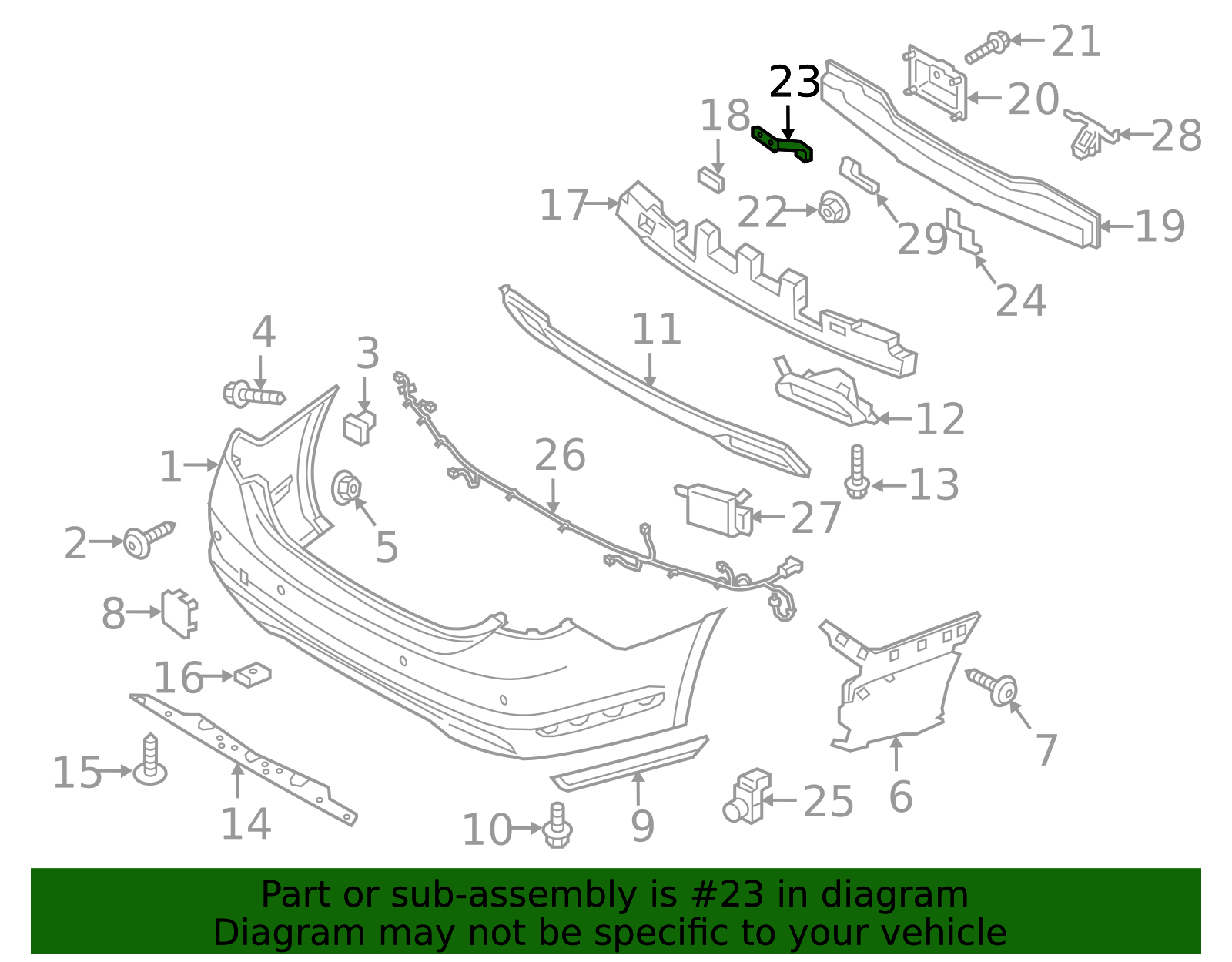 86633-3T000 - Impact Bar Upper Bracket 2015 Kia K900 | Smithtown Kia Parts