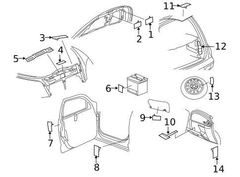 Information Labels for 2007 Chrysler PT Cruiser #0
