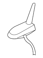 25775191 - Electrical: Antenna for Chevrolet: Colorado | GMC: Canyon | Hummer: H2, H3, H3T | Saturn: Sky Image