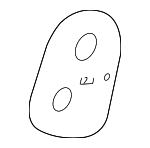 8158430280 - Electrical: Lens &amp; Housing Gasket for Lexus: GS300, GS350, GS430, GS450h, GS460 Image