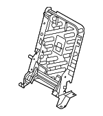 MB3Z78613A38C - Body: Seat Back Frame for Ford Image