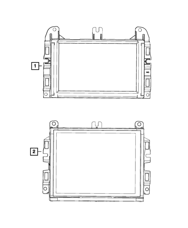 68429210AG - : Multi Media Radio for Mopar Image