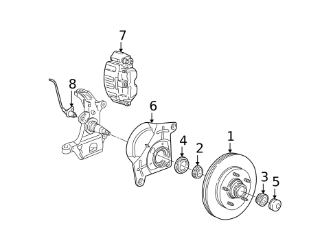 Front Brakes for 2003 Ford F-150 #0