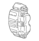 6L3Z2B121D - Brakes: Caliper for Ford: Bronco, F-150, F-150 Heritage | Lincoln: Blackwood Image