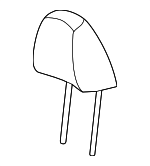 57N881903AAJ - Body: Headrest for Volkswagen Image