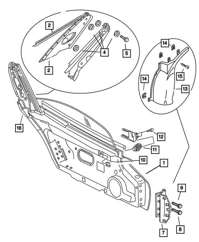 6502676 - Doors and Related Parts: Hex Nut for Mopar Image
