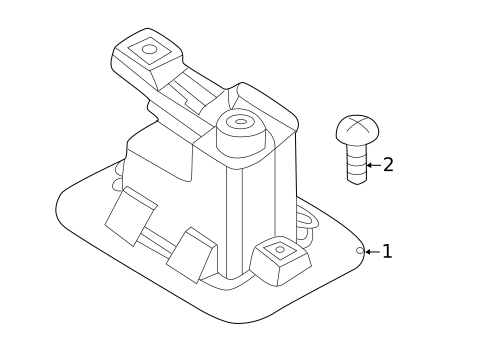 License Lamps for 2019 Kia K900 #0