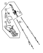 1HX62DX9AJ - Brakes: Parking Brake Sled Assembly for Mopar Image image