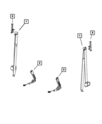 1ZS76JXWAA - Restraints: Front Outer Seat Belt, Right for Mopar Image