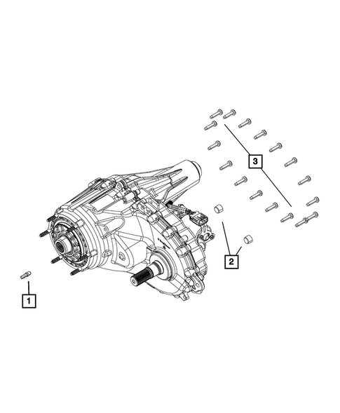 Transfer Case and PTU Assembly for 2021 Ram 1500 #3