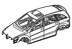 2516000107 - Body: Body Assembly for Mercedes-Benz Image