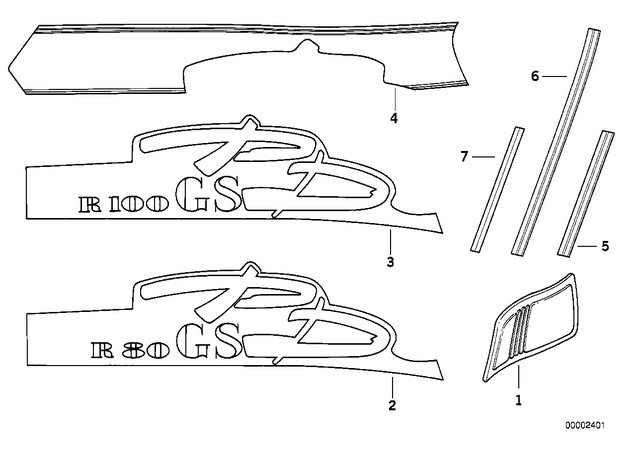 16112303826 - : Knee Padding Right        for BMW-Motorrad Image