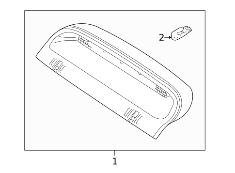 High Mount Lamps for 2001 Jaguar XJ8 #0