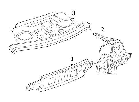 Rear Body for 2003 Hyundai Sonata #0