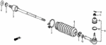 53536SB2000 - Chassis: WASHER, TIE ROD LOCK for Honda Image