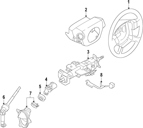 Steering Wheel for 2016 Nissan Murano #0