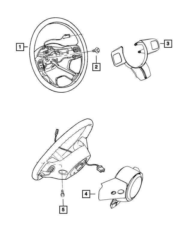 « 5LW751X9AB –  : Direction Volant pour Mopar Image »