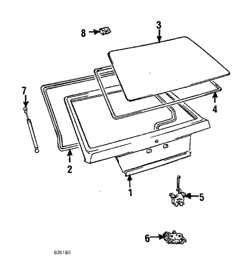 Liftgate for 1984 Toyota Tercel #0