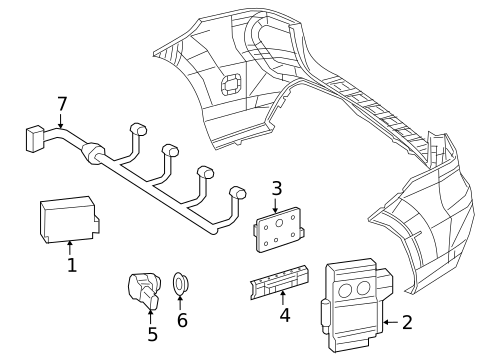 Electrical Components for 2018 Mercedes-Benz GLE550e #3