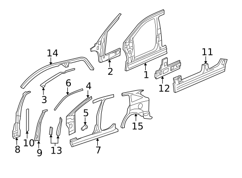 Rocker for 2004 Ford Focus #0