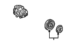 38810P9KE01 - HVAC: Compressor Assembly for Acura: Integra, NSX Image
