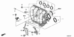 32746R40A00 - Engine: STAY, ENGINE HARNESS for Honda Image