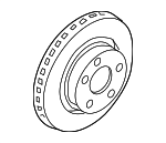 8E0615301Q - Brakes: Rotor for Audi: 100, 100 Quattro, A4, A4 Quattro, A6, A6 Quattro, S4, S6 Image