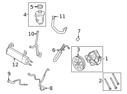 Pump & Hoses for 2022 Ford F-350 Super Duty #1