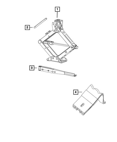 Jack Stowage for 2020 Jeep Cherokee #0