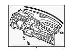 77111TK8A02ZA - Body: Instrument Panel for Honda: Odyssey Image
