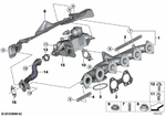 11718513695 - : Egr Line for BMW: 535d, 535dX, 740LdX, X5 35dX Image