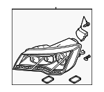 4G8941774H - Electrical: Headlamp Assembly for Audi: RS7 Image