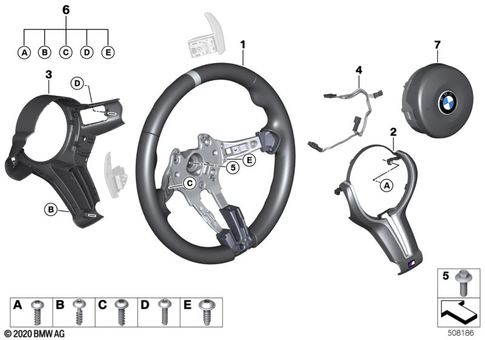 Steering Wheel for 2021 BMW M2 CS #0