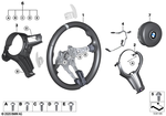 32308746879 - Steering: Steering Wheel Rim in Alcantara for BMW Image