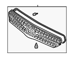 5310102080 - : Grille Assembly for Toyota: Matrix Image